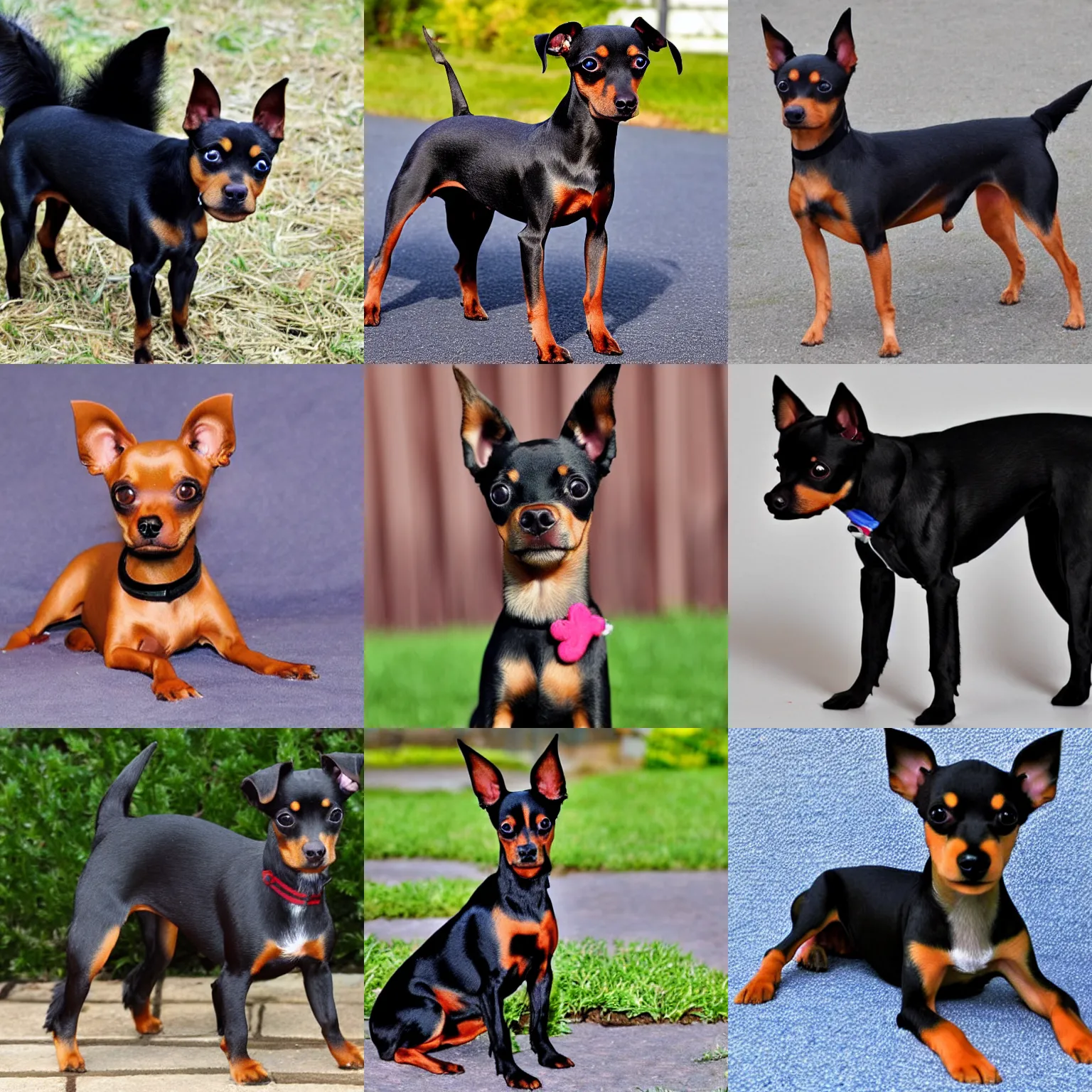 Prompt: russian toy terrier, adult dog