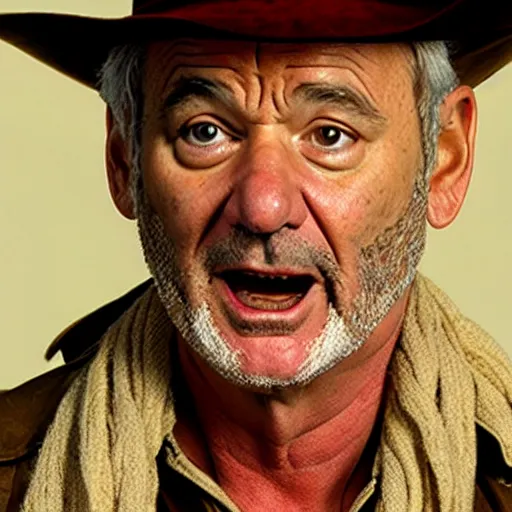 Image similar to bill murray as indiana jones