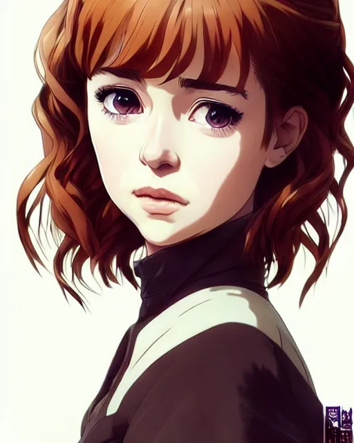 Image similar to portrait Anime as emilia clarke game of thrones girl cute-fine-face, brown-red-hair pretty face, realistic shaded Perfect face, fine details. Anime. game of thrones curly-hair realistic shaded lighting by Ilya Kuvshinov katsuhiro otomo ghost-in-the-shell, magali villeneuve, artgerm, rutkowski, WLOP Jeremy Lipkin and Giuseppe Dangelico Pino and Michael Garmash and Rob Rey