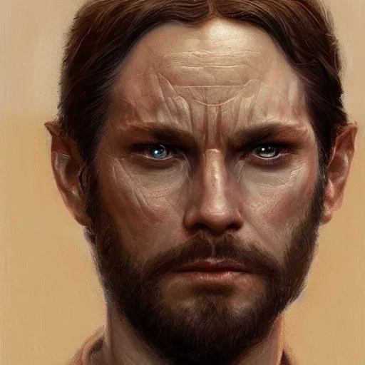 Prompt: paul atreides from dune, closeup portrait art by donato giancola and greg rutkowski, realistic face, digital art, trending on artstation, symmetry!!