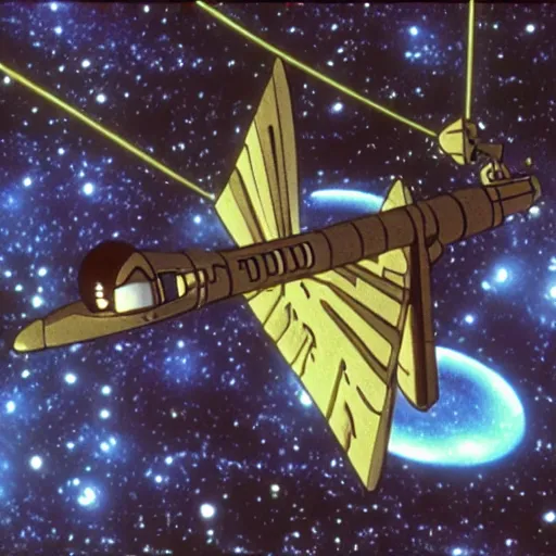 Prompt: movie still from star trek : deep space nine, chief of engineering o'brien, studio ghibli