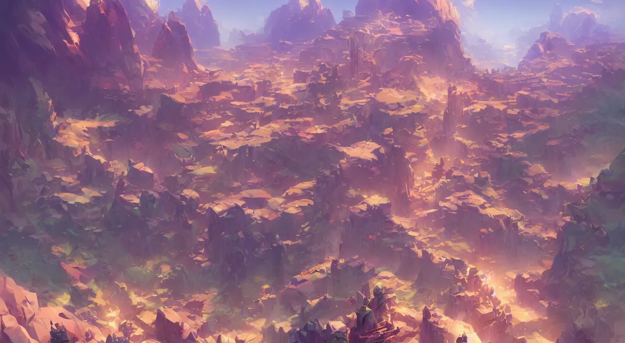 Image similar to flag colored wall fortress greeble illusion landscape wonderworld paradize, behance hd by jesper ejsing, by rhads, makoto shinkai and lois van baarle, ilya kuvshinov, rossdraws global illumination