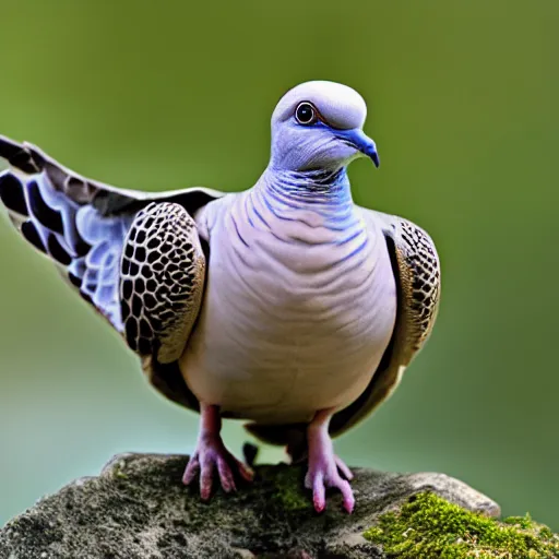 Prompt: turtle dove hybrid, real life, realistic, national geographic