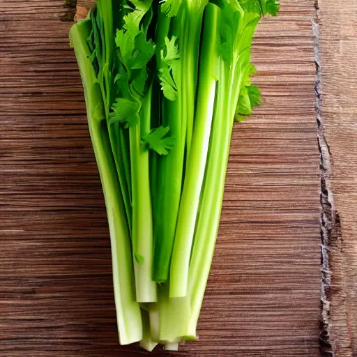 Prompt: celery with a face like selena gomez