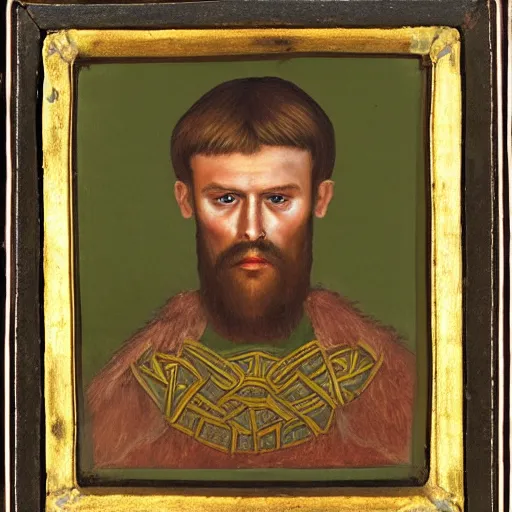 Prompt: portrait of an anglo saxon prince