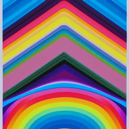 Prompt: 🌈 🕳 by shusei nagaoka, david rudnick, airbrush on canvas, pastell colours, cell shaded