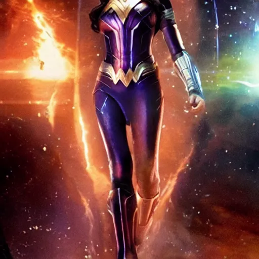 Image similar to gal gadot as thanos