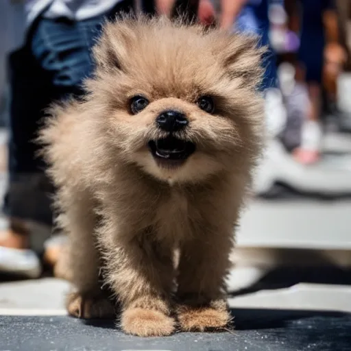 Image similar to LOS ANGELES, CA, USA-SEP 20, 2017: Just one of the most adorable cute fluffy creatures that emerged from the opening of the Hellmouth