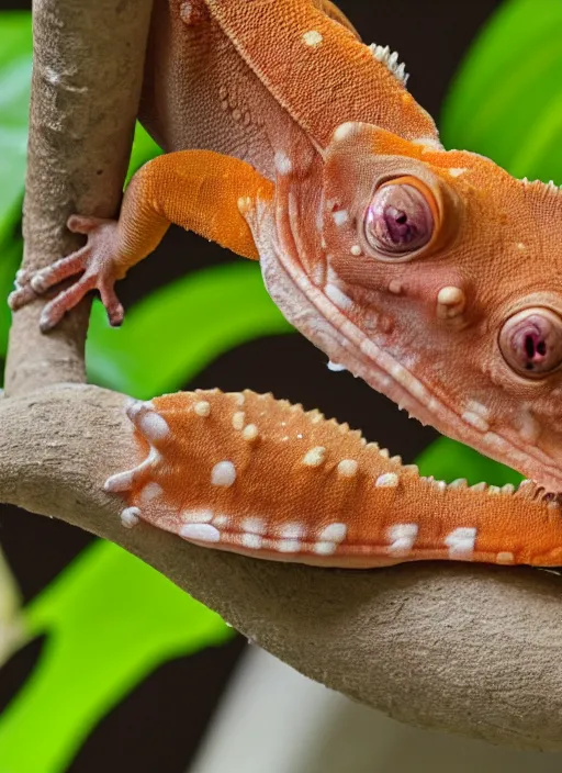 Image similar to crested gecko