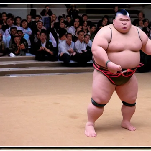 Image similar to terminator sumo wrestler