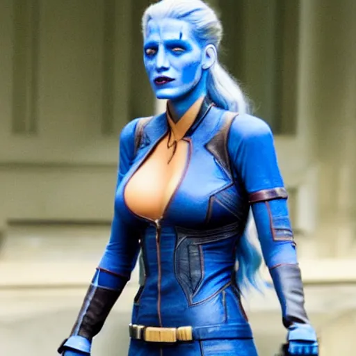 Prompt: blake lively as mystique