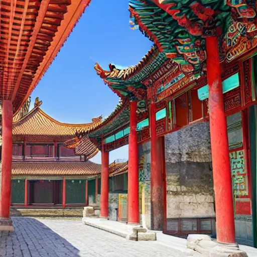 Image similar to roman and chinese architecture