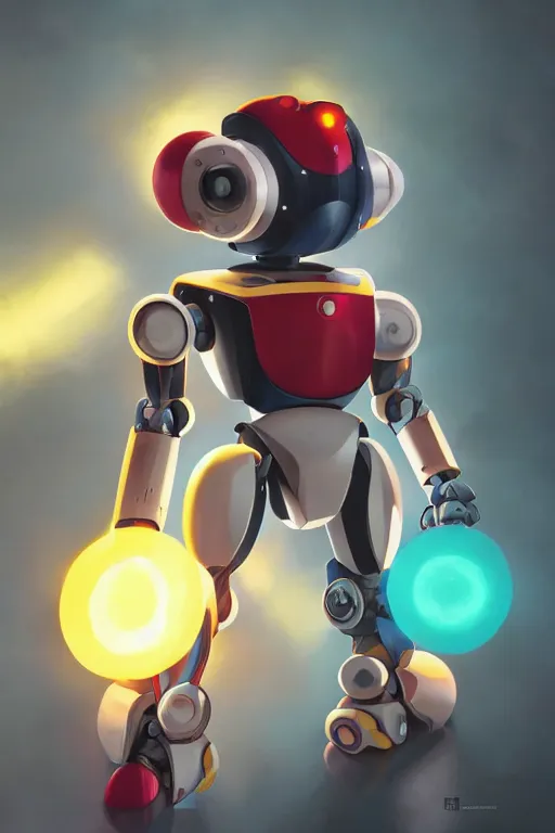 Image similar to metabots medabots medarotto medarot robot minimalist comics helmet mask neon cybereye, behance hd by jesper ejsing, by rhads, makoto shinkai and lois van baarle, ilya kuvshinov, rossdraws global illumination ray tracing hdr radiating a glowing aura