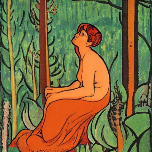 Prompt: Achatina by Maurice Denis