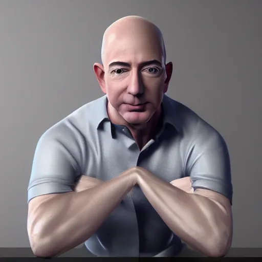 Image similar to portrait of jeff bezos with an afro, ultra realistic photography, highly detailed, photorealistic, octane render, 8 k, unreal engine