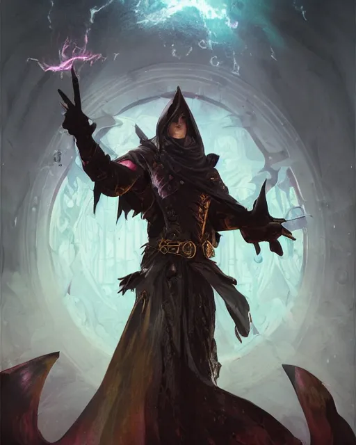 Image similar to Jackal Magus, , magic the gathering artwork, D&D, fantasy, cinematic lighting, centered, symmetrical, highly detailed, digital painting, artstation, concept art, smooth, sharp focus, illustration, volumetric lighting, epic Composition, 8k, art by Akihiko Yoshida and Greg Rutkowski and Craig Mullins, oil painting, cgsociety