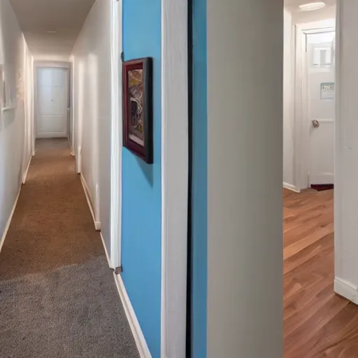 Image similar to apartment hallway, craigslist photo