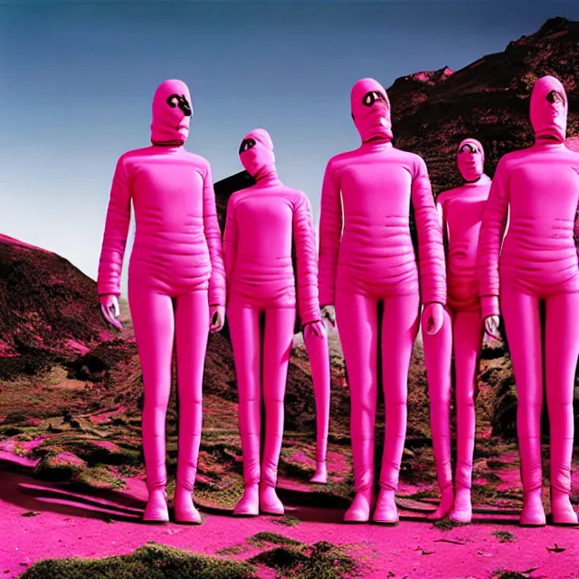 Image similar to advertising campaign by richard mosse