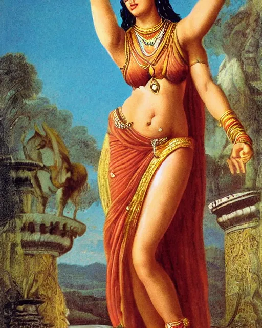 Prompt: aphrodite as an indian woman