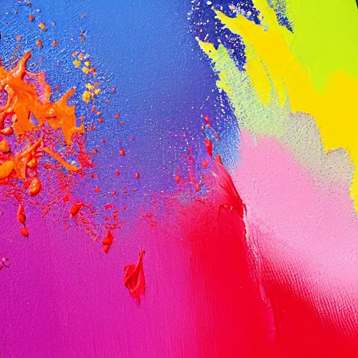 Image similar to colourful paint splashes, dulux,