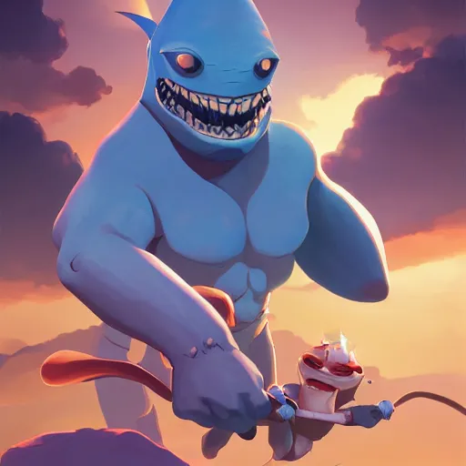 Image similar to face icon stylized minimalist street sharks, loftis, cory behance hd by jesper ejsing, by rhads, makoto shinkai and lois van baarle, ilya kuvshinov, rossdraws global illumination