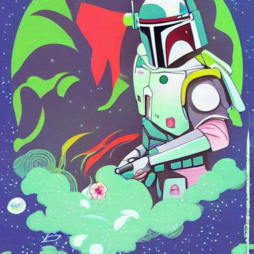 Prompt: boba fett by chiho aoshima