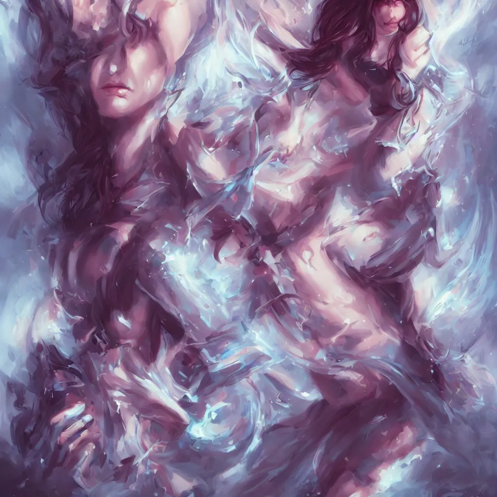 Prompt: Wickedness, by Ross Tran