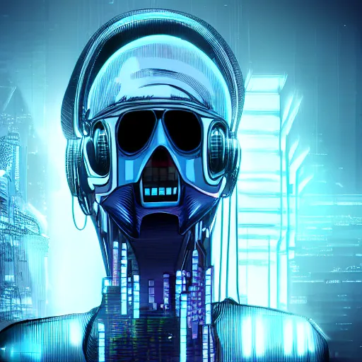 Prompt: cyberpunk ghost