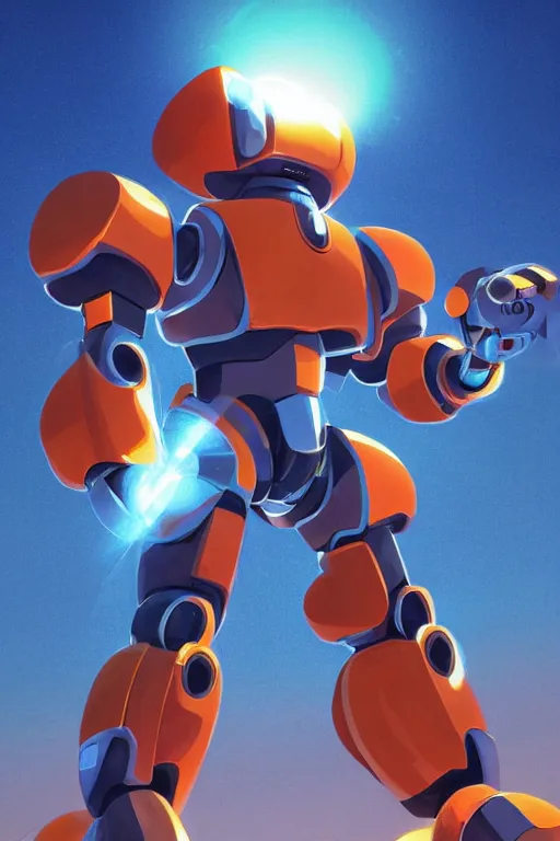 Image similar to metabots medabots medarotto medarot robot minimalist comics, behance hd by jesper ejsing, by rhads, makoto shinkai and lois van baarle, ilya kuvshinov, rossdraws global illumination ray tracing hdr radiating a glowing aura