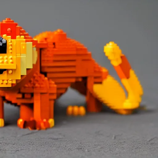 Image similar to Charmander lego