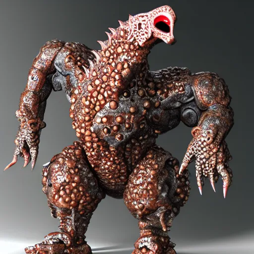 Prompt: evil steel bubble chicken kaiju, epic scale, hyper detailed, photorealistic, rule of thirds, 8 k.