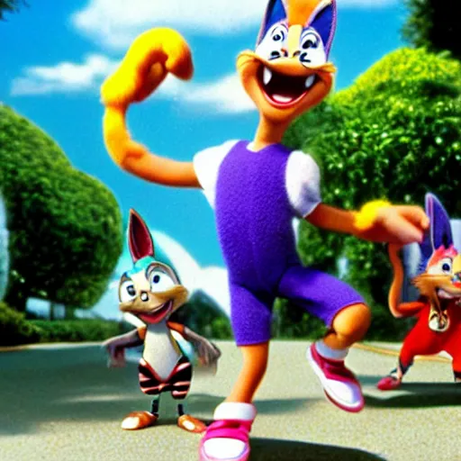 Image similar to tiny toons live action