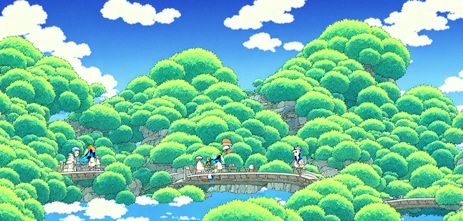 Prompt: exquisite studio ghibli landscape