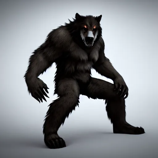 Prompt: cute handsome cuddly werewolf from van helsing unreal engine hyperreallistic render 8k character concept art masterpiece