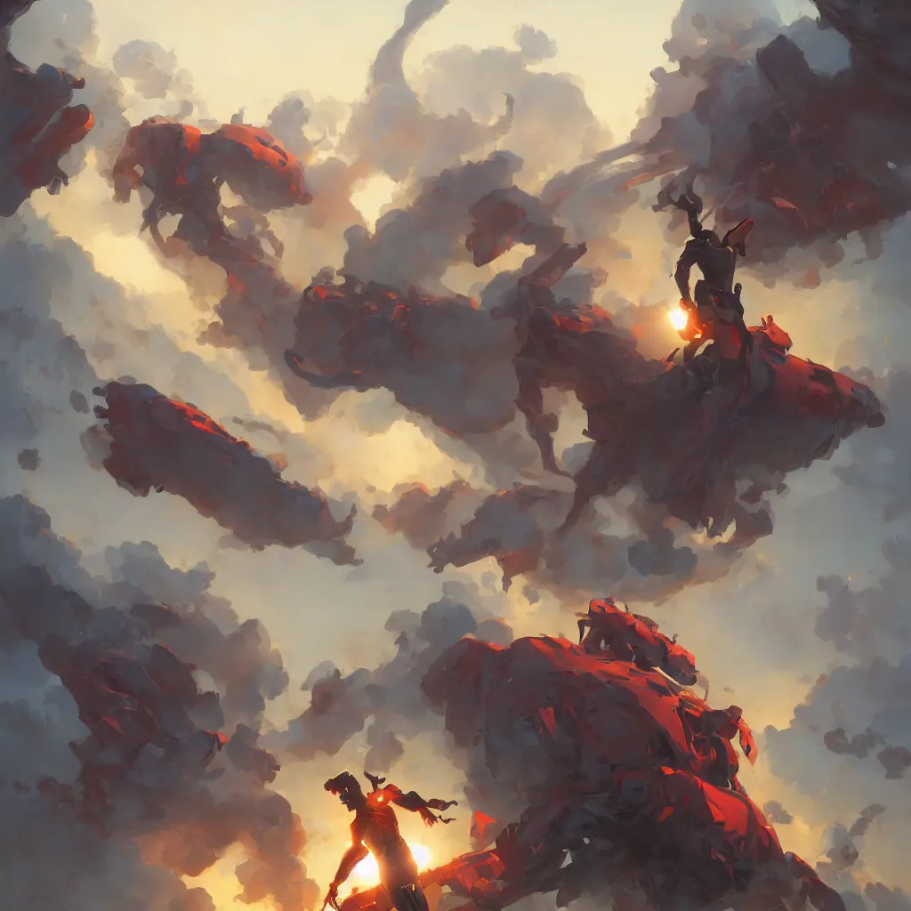 Prompt: atom, by greg rutkowski, by rhads, by jesper ejsing