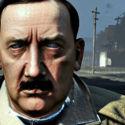 Image similar to hitler in fallout 4