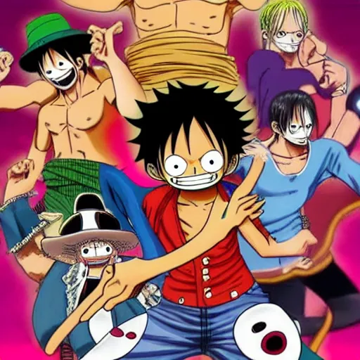 Image similar to all one piece character fighting in a theater