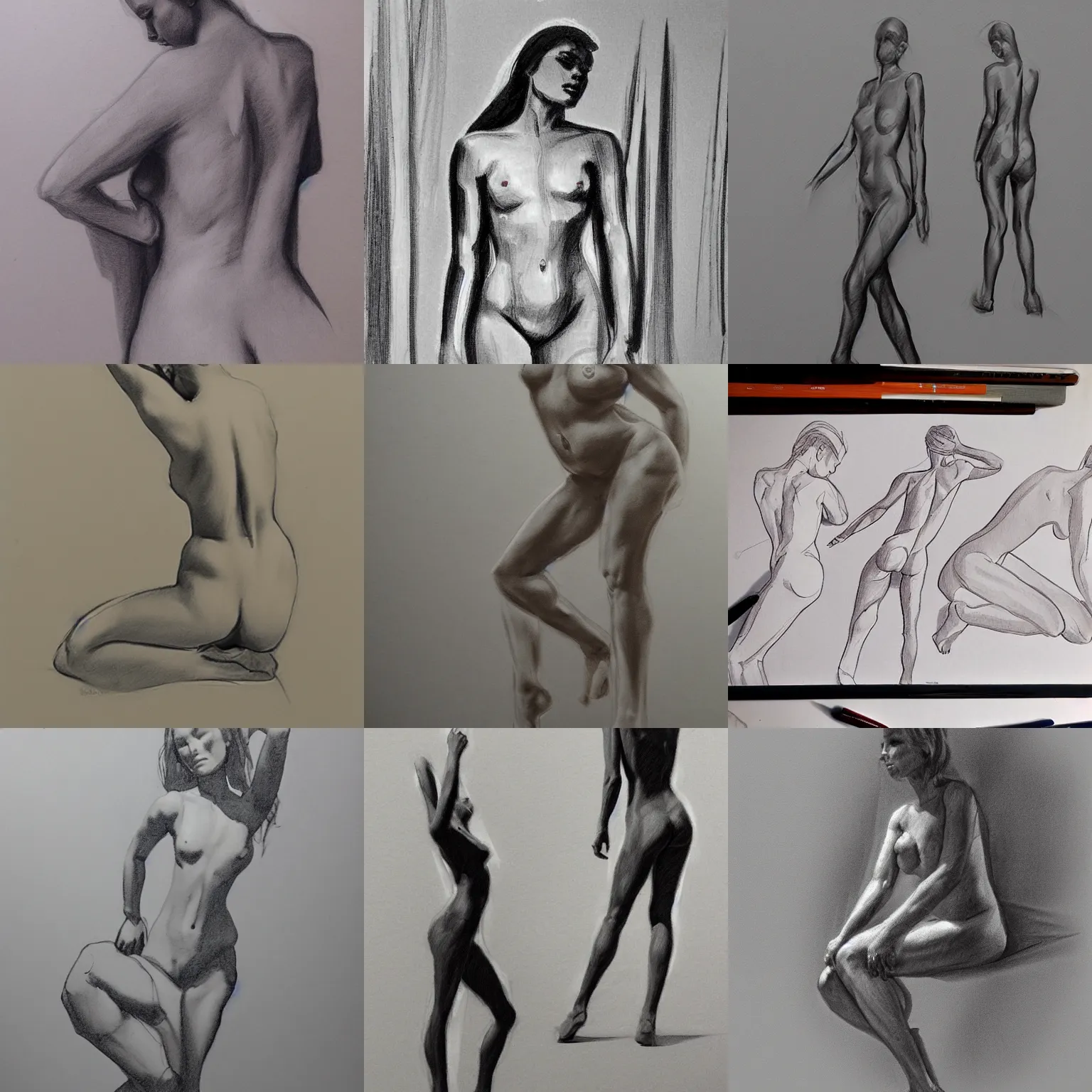 Prompt: figure drawing by glenn villpu