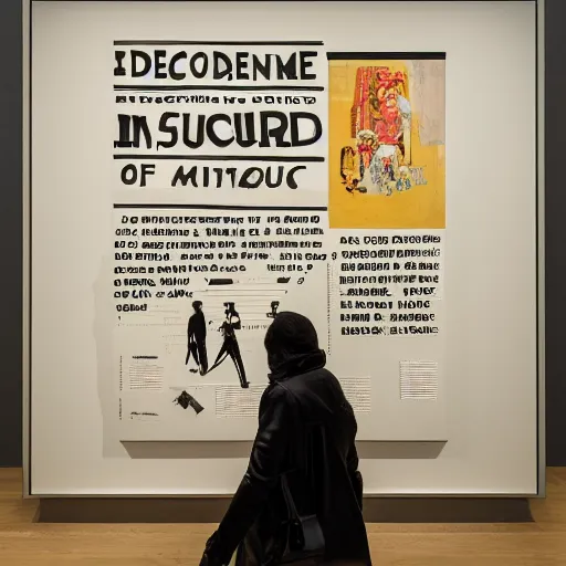 Image similar to decadence of the insufficient, featured in Museum of Modern Art