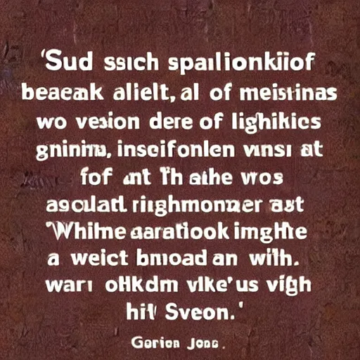 Image similar to such illusion should be speakable and very voices of all should be mirrors in minds of different kind, what the blind sight said to us of light