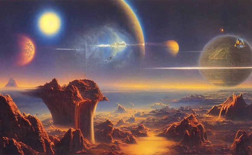 Image similar to the emergence of the expanding worlds by bruce pennington