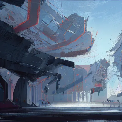 Prompt: concept art by sparth on artsation