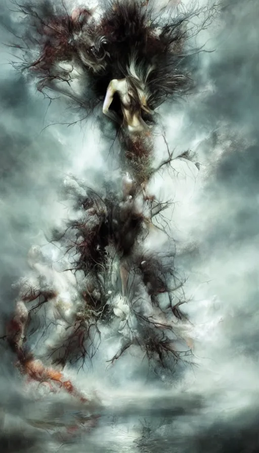 Image similar to the end of the world, by ryohei hase