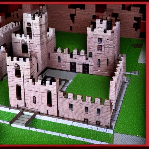 Image similar to bricktrons castle - story