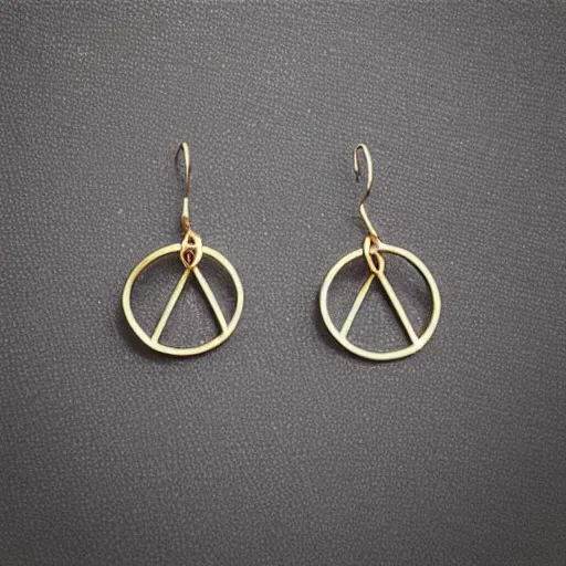 Prompt: “minimalistic beautiful earring design simple shapes”