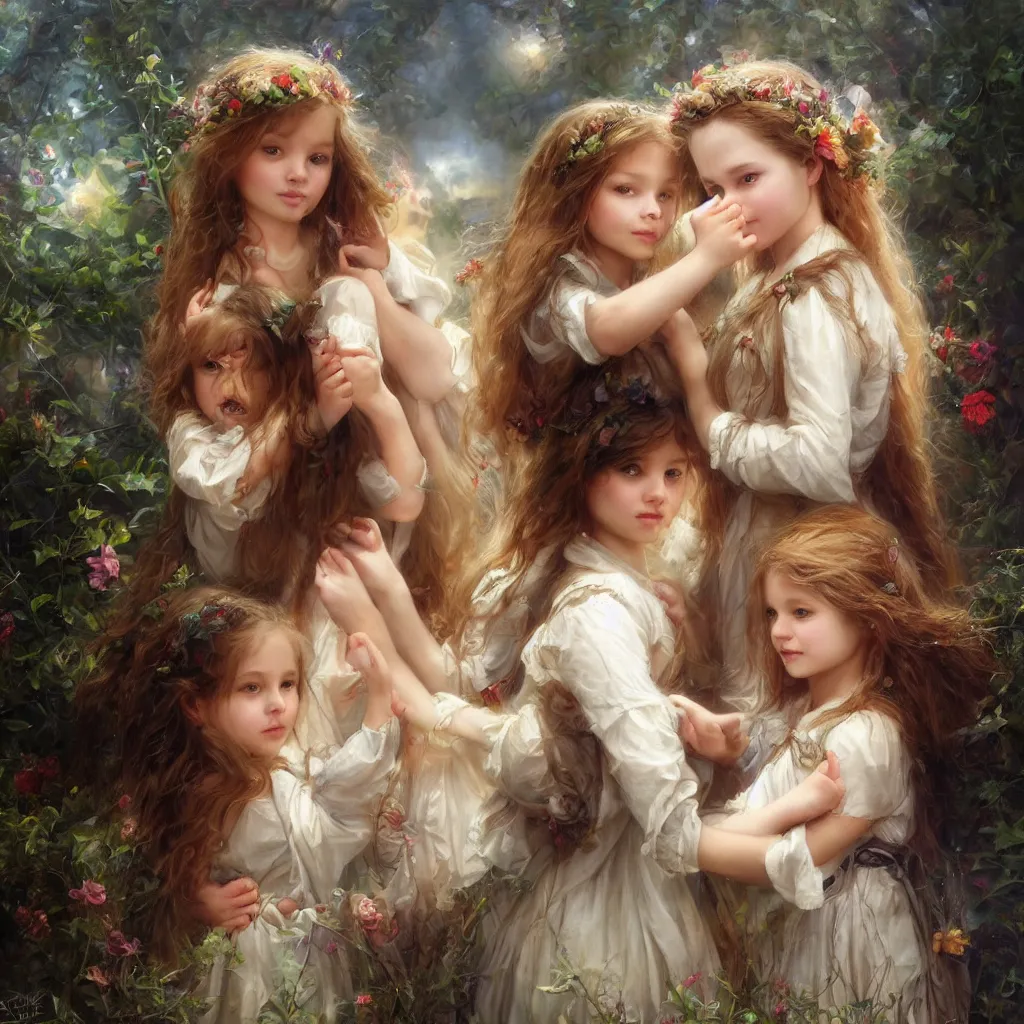 Image similar to Lilia Alvarado, Sophie Anderson, Mark Arian, Bob Byerley, Charlie Bowater, Mark Brooks, Steve Henderson