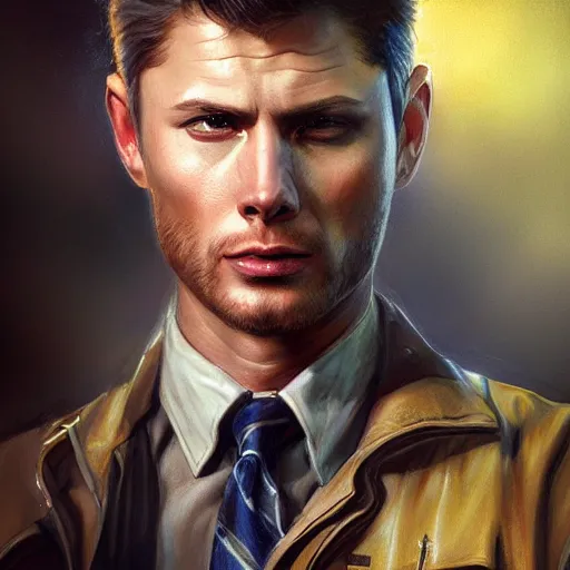 Image similar to Chibi Dean Winchester, detailed, centered, digital painting, artstation, concept art, donato giancola, Joseph Christian Leyendecker, WLOP, Boris Vallejo, Breathtaking, 8k resolution, extremely detailed, beautiful, establishing shot, artistic, hyperrealistic, beautiful face, octane render, cinematic lighting, dramatic lighting, masterpiece