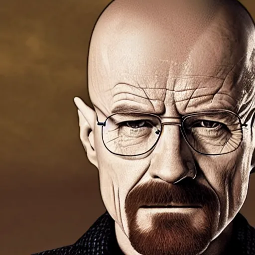Prompt: walter white cast as harry potter
