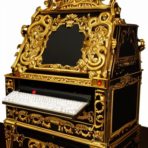 Image similar to baroque computer