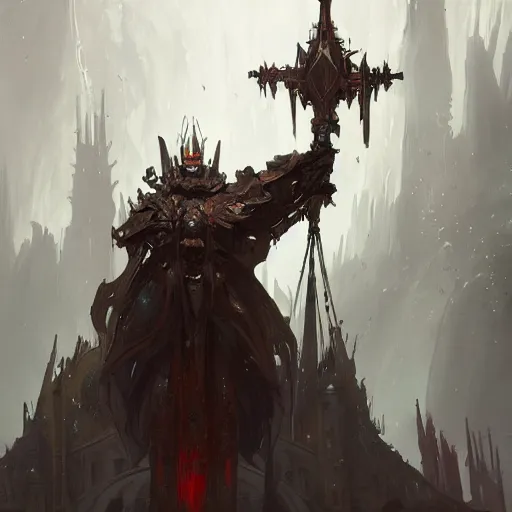Prompt: old cathedral concept art, digital painting, trending on artstation, highly detailed, epic composition, 8 k uhd, art by peter mohrbacher, tsutomu nihei